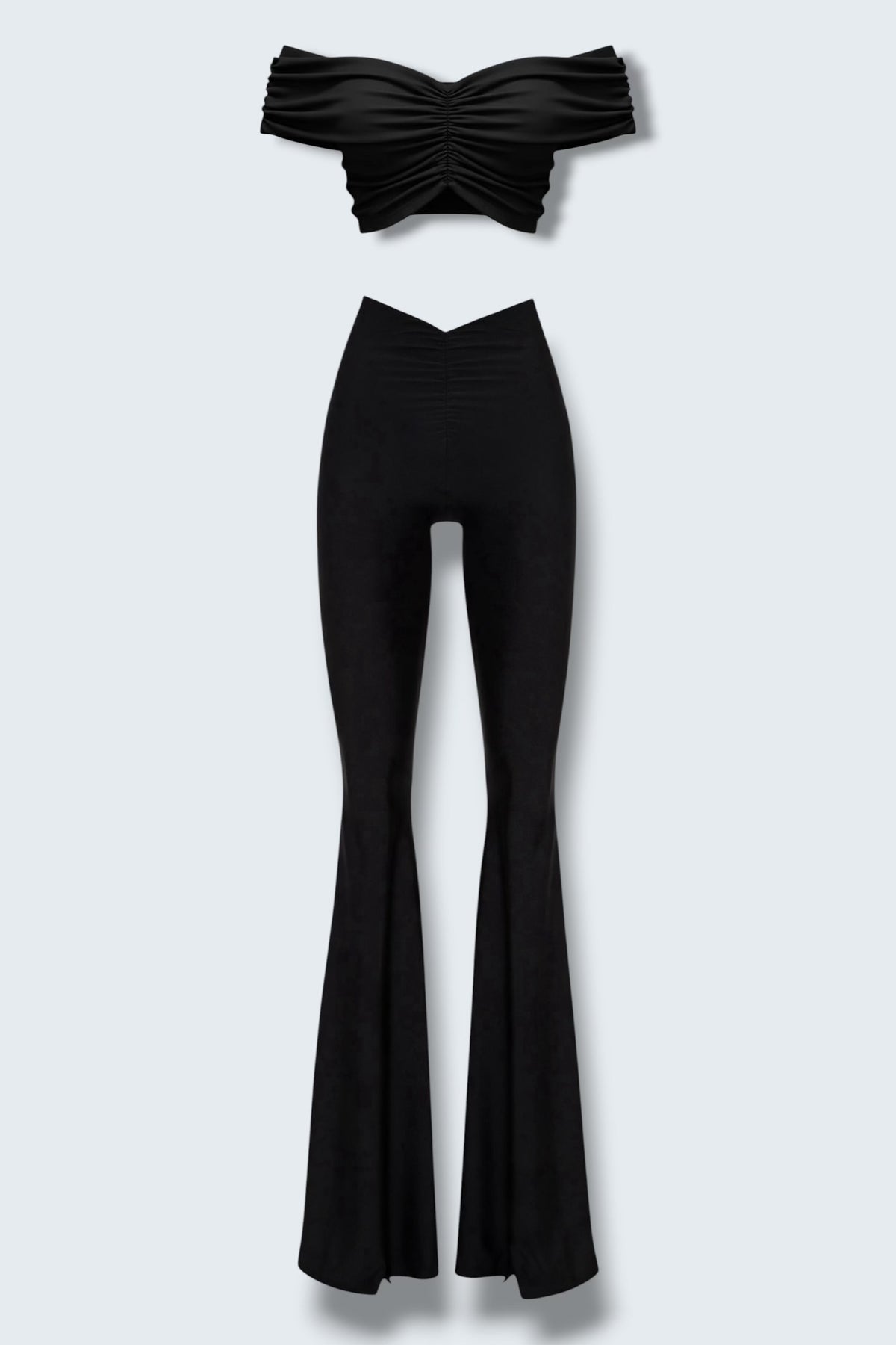 Set Top Goddess II BL x Pantaloni Muse