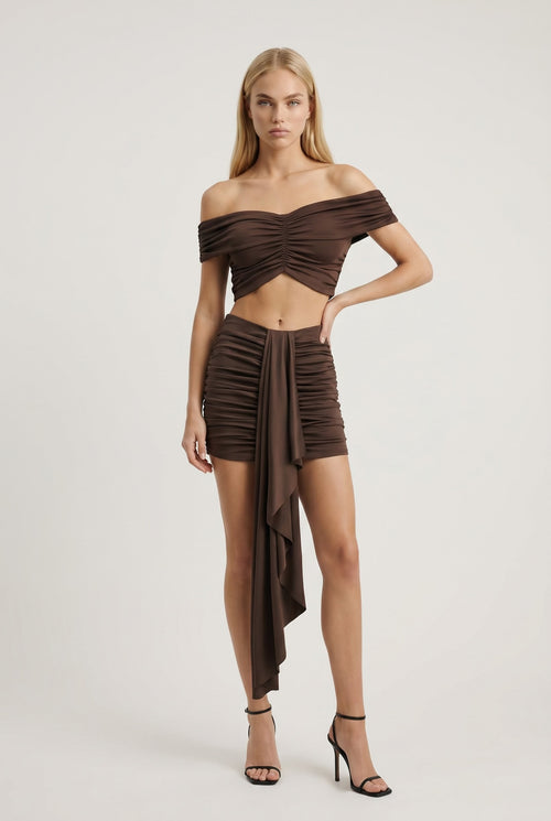 Set Top Goddess II BR x Fustă Venus Mini BR