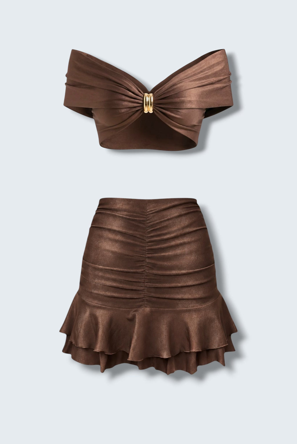 Set Bad Girl Top x Skirt Doll